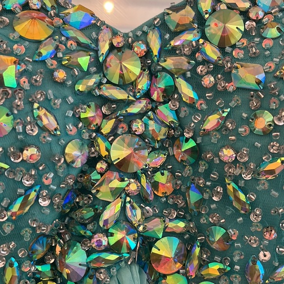 Morilee Paparazzi Strapless Homecoming Winter Formal Prom Dress, size 10 nwt - Picture 3 of 12